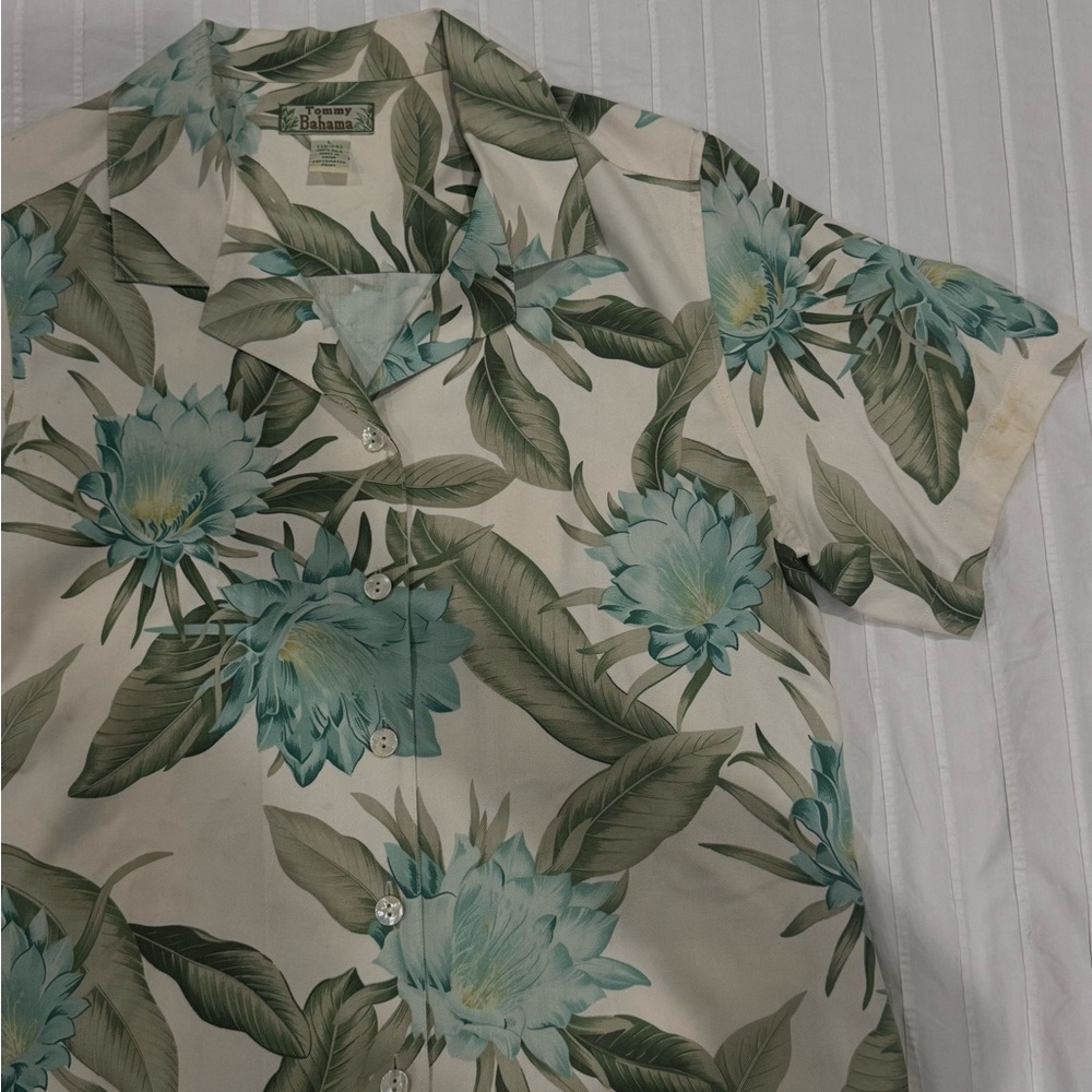 Silk Tommy Bahamas vintage short sleeve